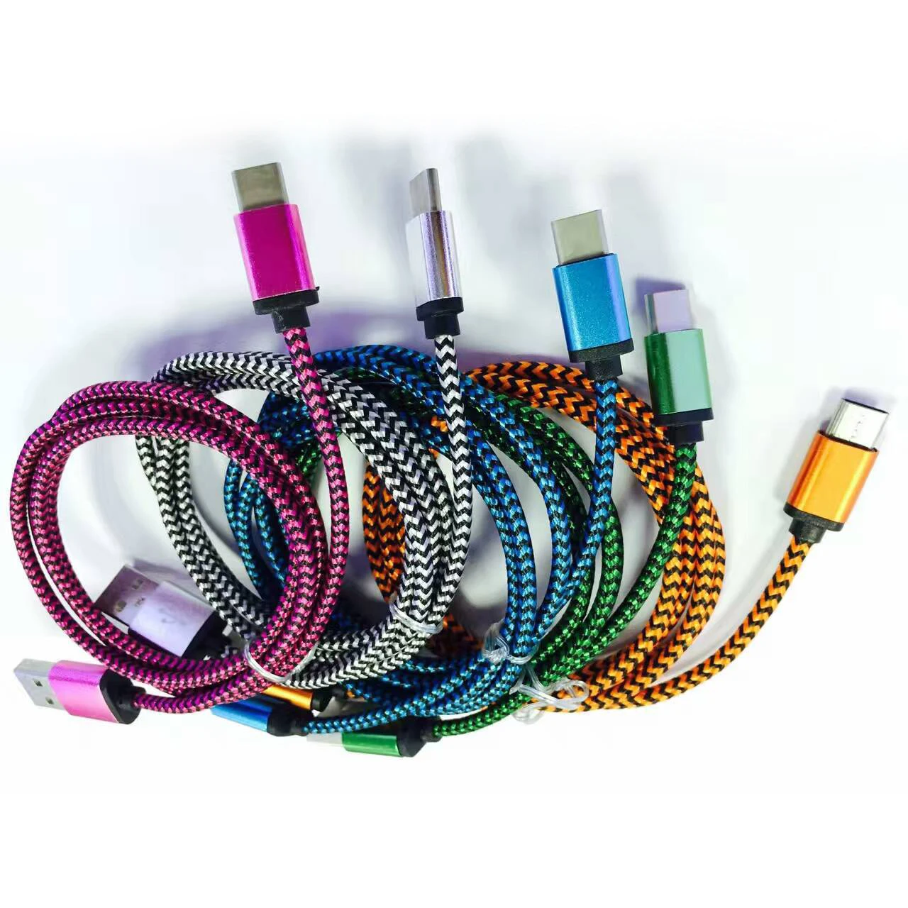 10 قطعة 1M 2M 3M USB C نوع C كابل شحن سلك نوع-C 3.1 شاحن كابل الهاتف المحمول الكابلات للماك بوك نيكزس نوكيا Oneplus