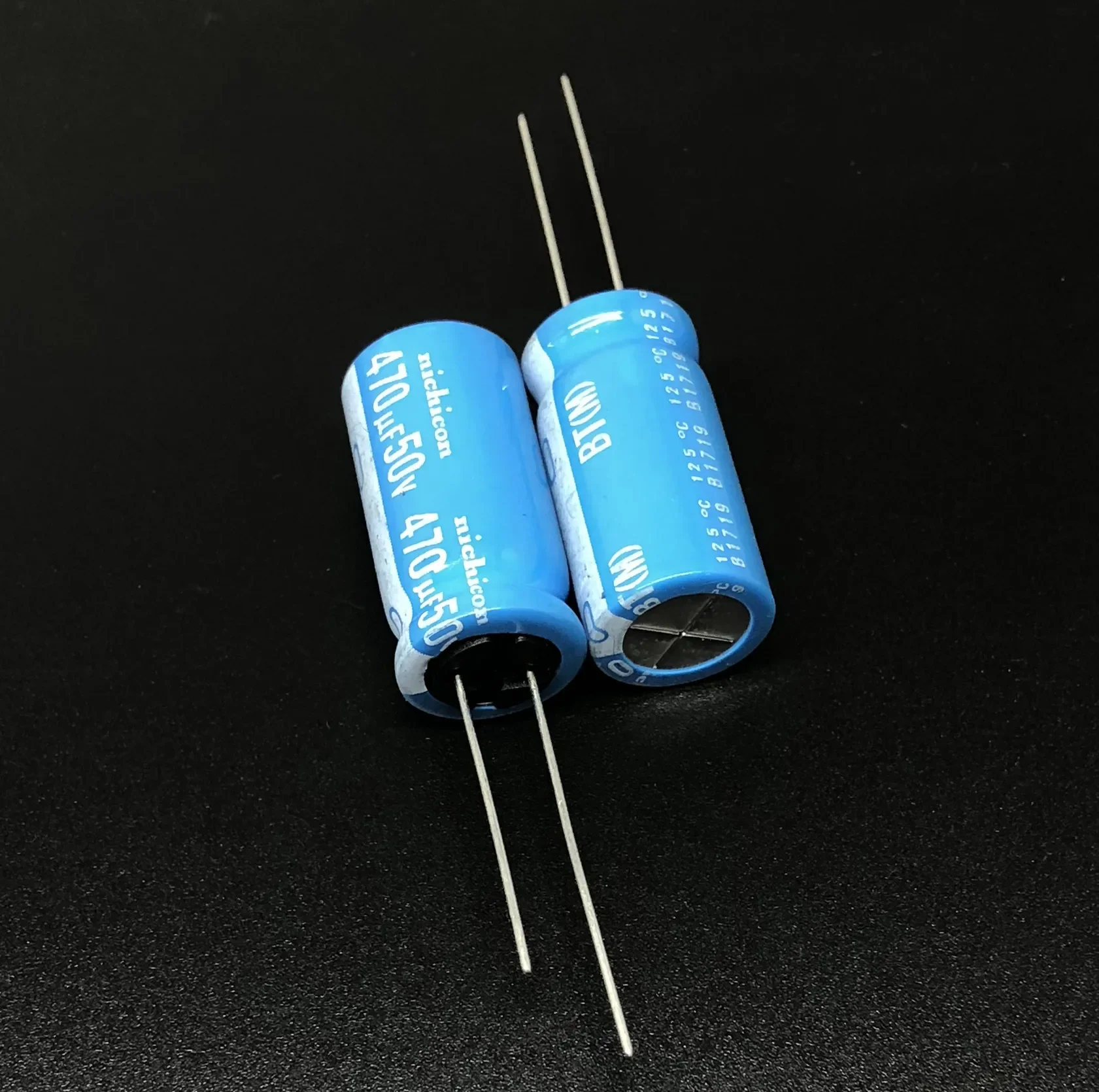 5pcs/20pcs 470uF 50V NICHICON BT Series 12.5x25mm Highly dependable reliability 50V470uF Aluminum Electrolytic capacitor 125C