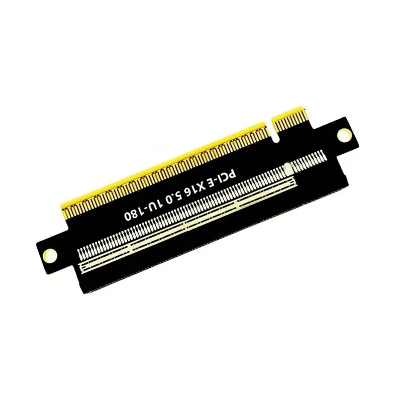 Stylish-PCIE 5.0 X16 Adapter Card 180 Degree Graphics Card Riser Card Height Protection Card For AI Computing Power Server