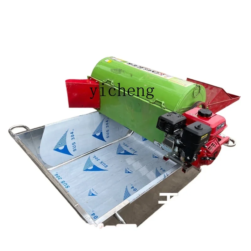 

ZK automatic threshing machine rice small threshing household millet thresher agricultural machinery