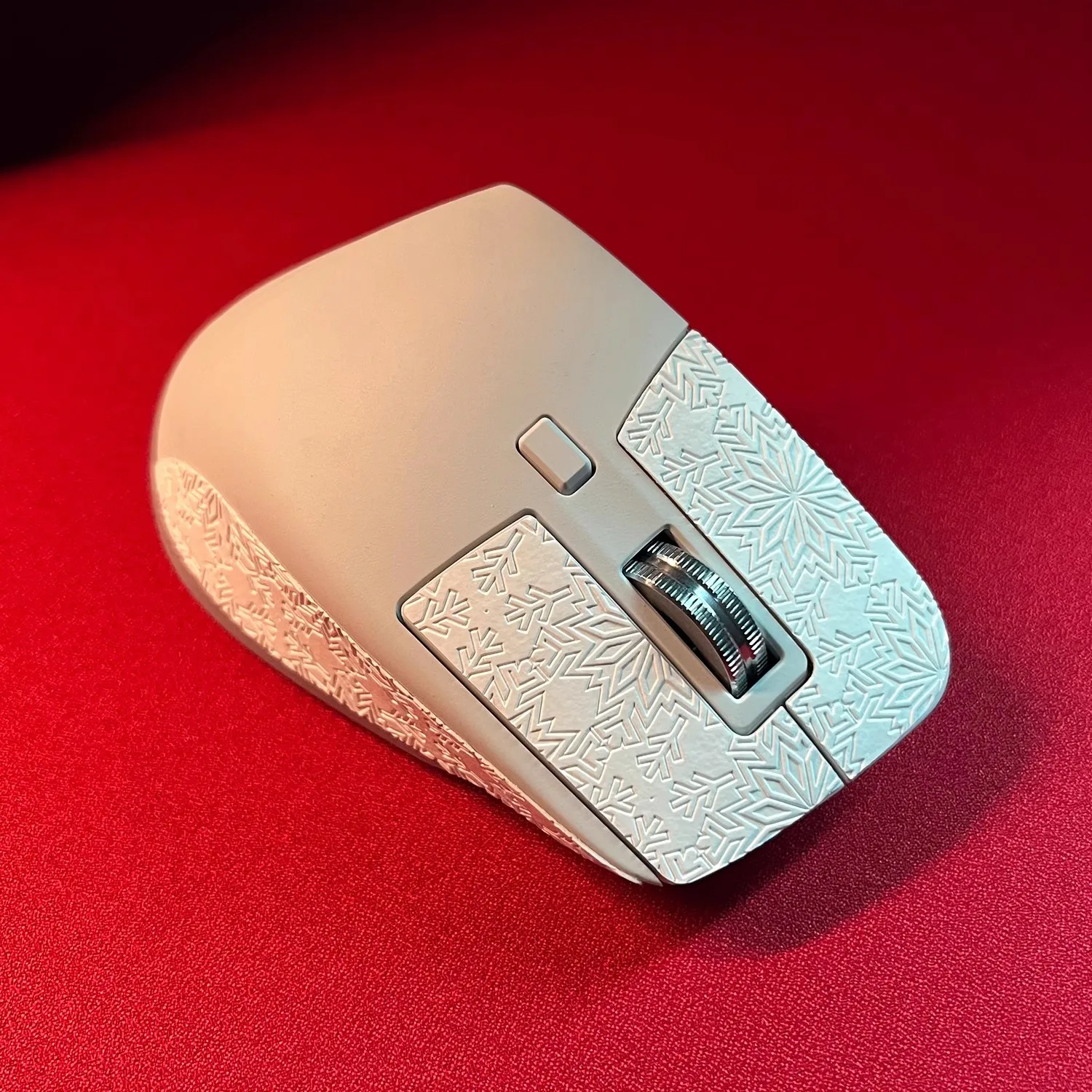 1 Set Mouse Anti Slip Sticker For Logitech MX Master 3 3S Mice Non-Slip Anti Sweat Tape Snowflake Texture