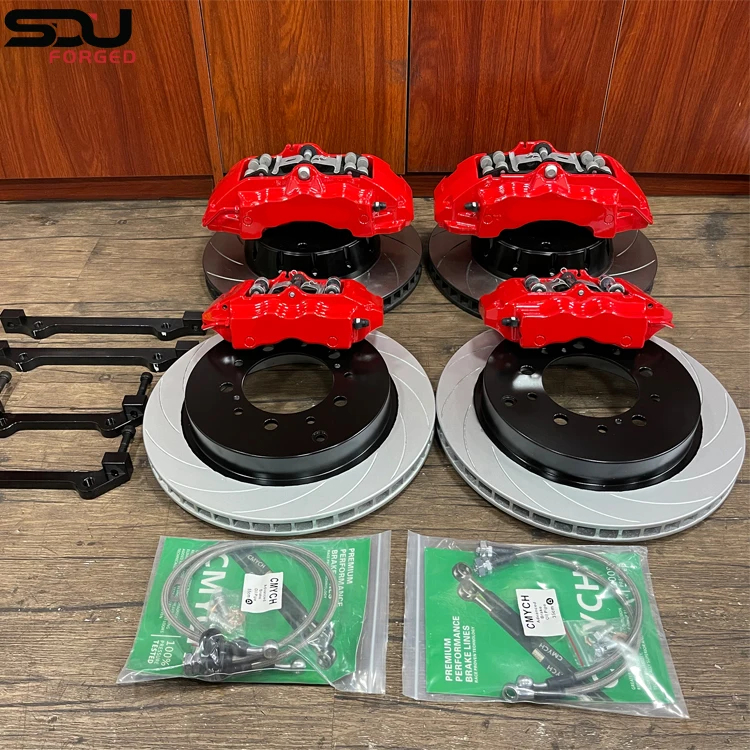 26 Style Red 18Z 6 Piston Big Brake Kit 355/380/405MM Disc