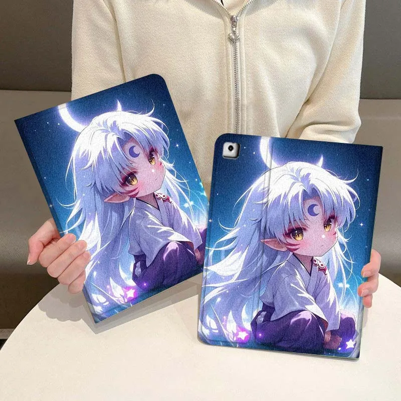 

Inuyasha Popular Cute Luminous For iPad Pro Air Mini 2 3 4 5 6 7 7th 8th 9th 10th 11th 10.2 9.7 10.5 10.9 11 12.9 13 Tablet Case