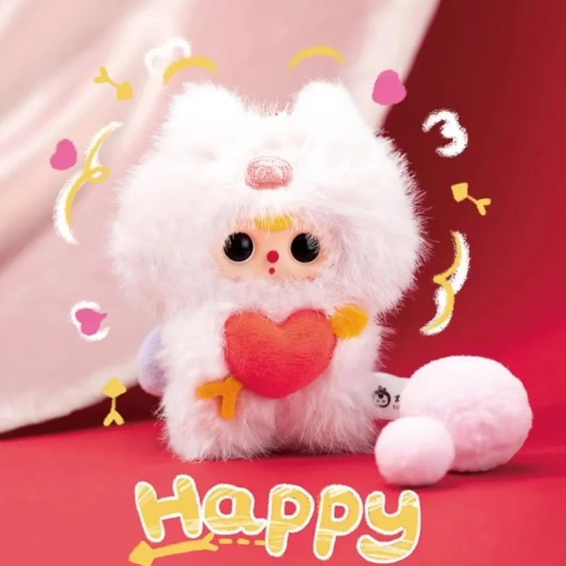 Baby Three Cupido Series Pluche Blind Box Trendy Speelgoed Sleutelhanger Leuke Mystery Boxes Poppen Rugzak Hanger Mystery Box Geschenken