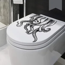 25*25cm Octopus Cartoon Tier Wand Aufkleber Wc Aufkleber Hintergrund Wand Wc Restaurant Bad Dekoration Wand Aufkleber