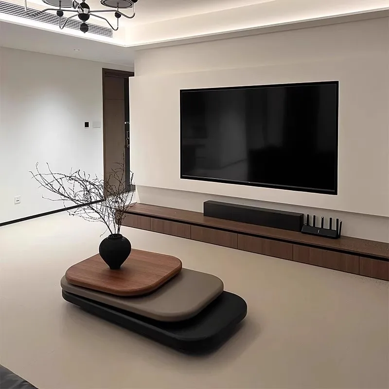 

Rotatable coffee table combination, living room home use, creative special-shaped, floor coffee table