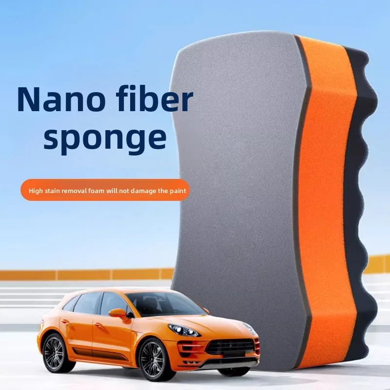 Set di strumenti per la pulizia automatica con blocco di spugna assorbente in corallo a nido d'ape per autolavaggio ad alta densità