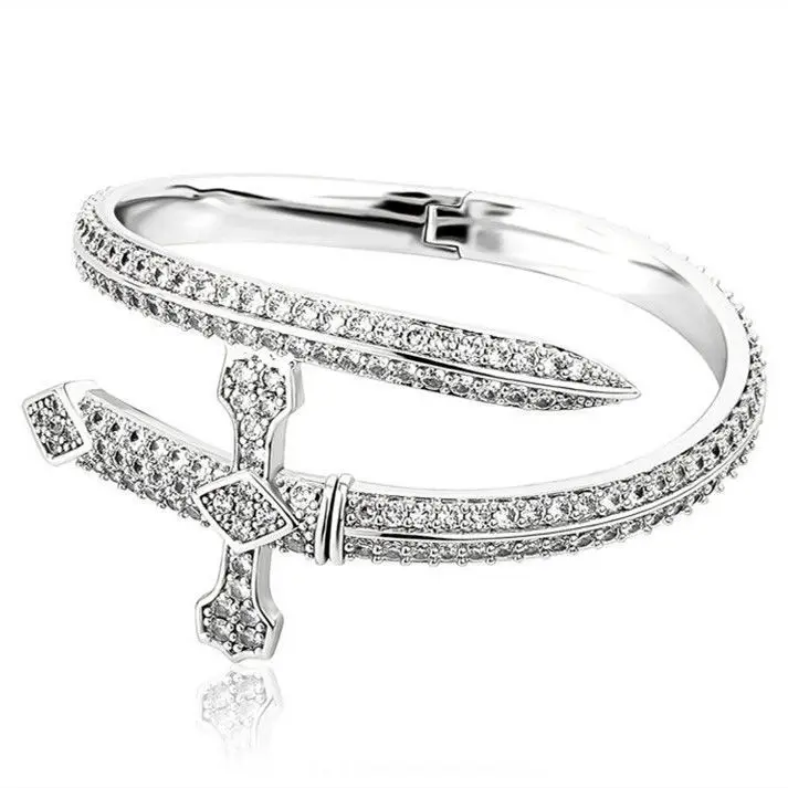 كامل حجر الراين سيف العدالة الهيب هوب سوار Ins المتخصصة تصميم المتقدمة موضة العلامة التجارية مجوهرات رجالية 2022 #1