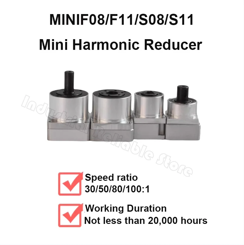 Mini reductor armónico MINIF08/MINIF11/MINIS08/MINIS11, reductor armónico de transmisión automática de precisión para Robot de articulación humanoide