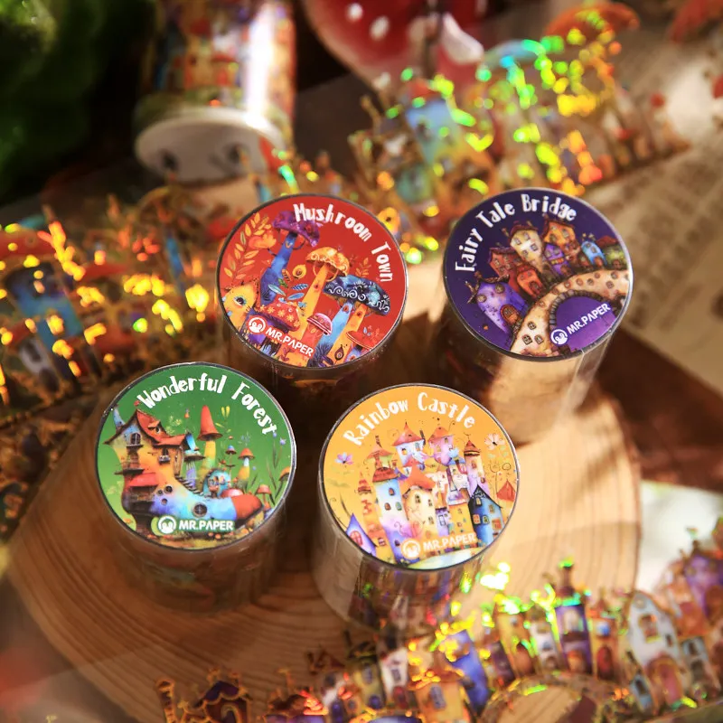 

1 шт./1 лот, декоративные клейкие ленты, сказочный коридор, мусорный журнал, сделай сам, бумага, японская маскировка, наклейки для скрапбукинга