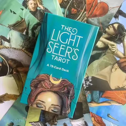 The Light Seer's Tarot: A 78 Cards And Guidebook Set for Beginners English Version Deck
