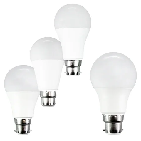 4PCS LED Bulb B22 Lamps 80-100LM/W 3W 8W 9W 12W 15W 18W 24W AC 220V 240V Lampada Light Bulbs Living Room Home Indoor LED Bulb