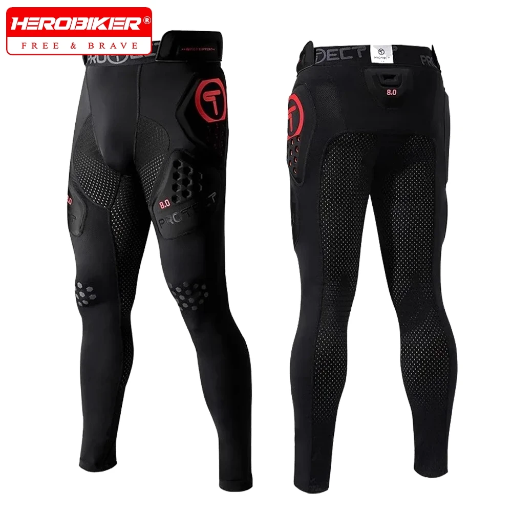 

Breathable Motorcycle Riding Pants with Knee Hip Armor Lightweight Protective Gear For Motocross Street Riding CE Certified