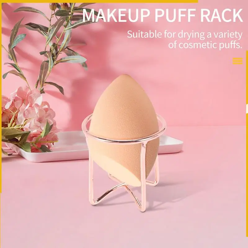 A92P Makeup Puff Rack Sponge Holder Beauty Makeup Powder Puff Blender Storage Rack Sponge Drying Stand Holder