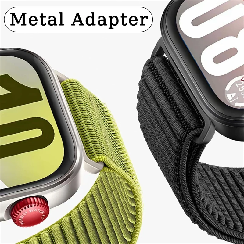 Nylon-Schlaufenarmband für Huawei Watch Fit 3 4 4 Pro, geflochtenes, bequemes, atmungsaktives Band für Huawei Watch Fit 3 4/4 Pro-Zubehör
