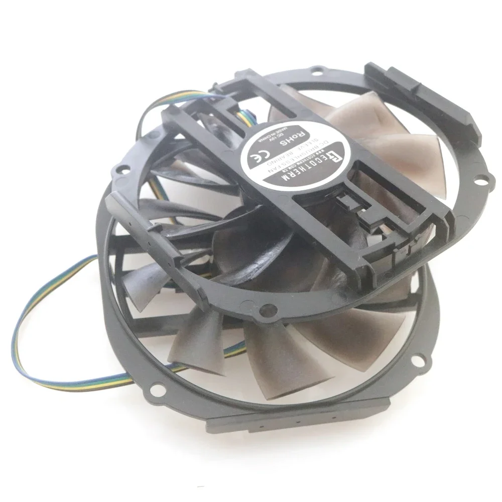 2pcs/Lot DC BRUSHLESS FAN 95mm 4Pin VGA Fan For YESTON RX480 RX570 RX580 Video Graphics Card Cooler Cooling Fan