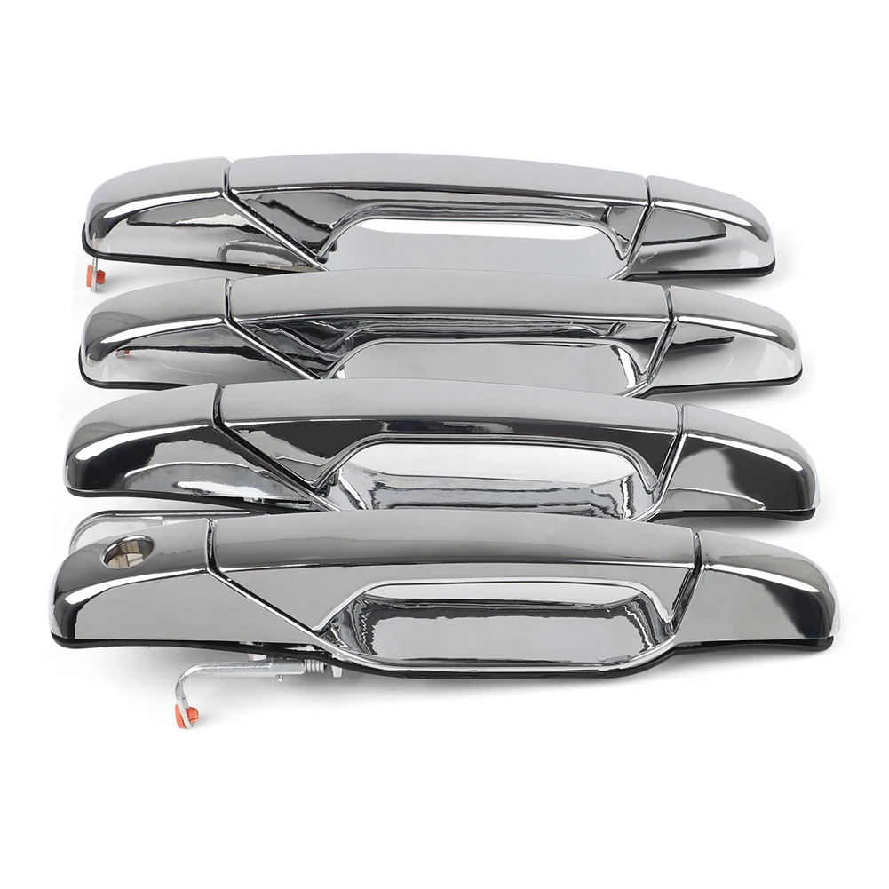 Replacement Chrome Door Handles for Cadillac For Escalade and For Chevrolet 2007 2014 with Comfortable and Functional Design