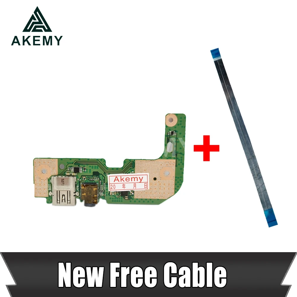 

Original For ASUS X555 X555U X555UJ_IO USB AUDIO CARD READER BOARD With Cable REV:2.0 MB 100% Tested Fast Ship X555U USB board