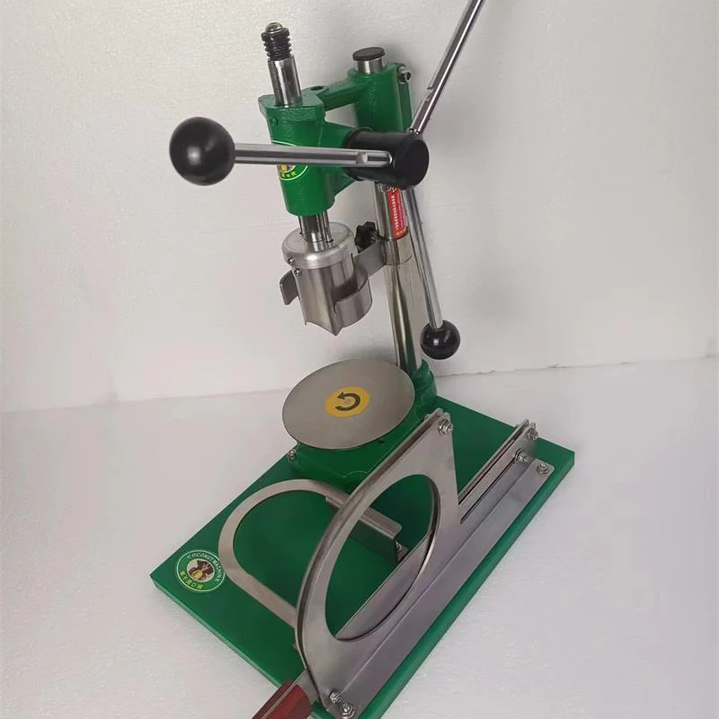 Máquina de apertura de coco verde fresco, cortador de coco tierno, herramientas abridoras para abrir máquina cortadora de coco comercial