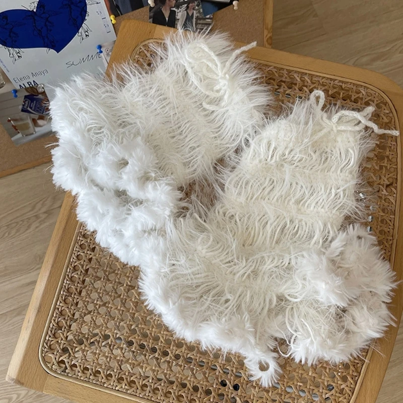 Knit Winter Warm Leg Warmers Long Socks Boot Cuffs Knit Leggings Stockings Plush Knee Warmers Sleeve