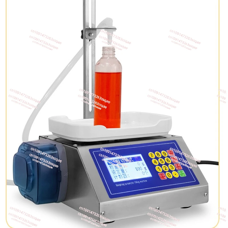 Small Liquid Filling Machine With Peristaltic Pump Perfume Liquid Weighting Filling Machine Accurate