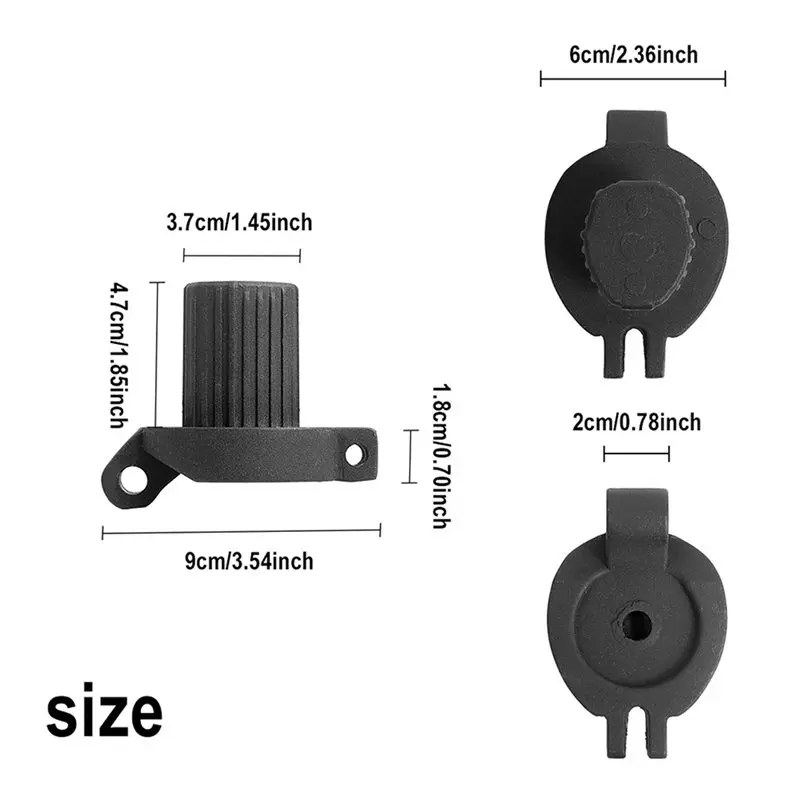 A99I-2X For Ninebot MAX G30 Electric Scooter Ffolding Rod Pole Base Repair Parts With Hook Folder Replacement Parts