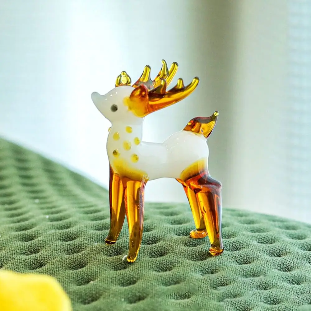 Sika Deer Crystal Sika Deer Ornament New Crystal Kolorowa dekoracja domu i akcesoria Sika Deer Ornament Home