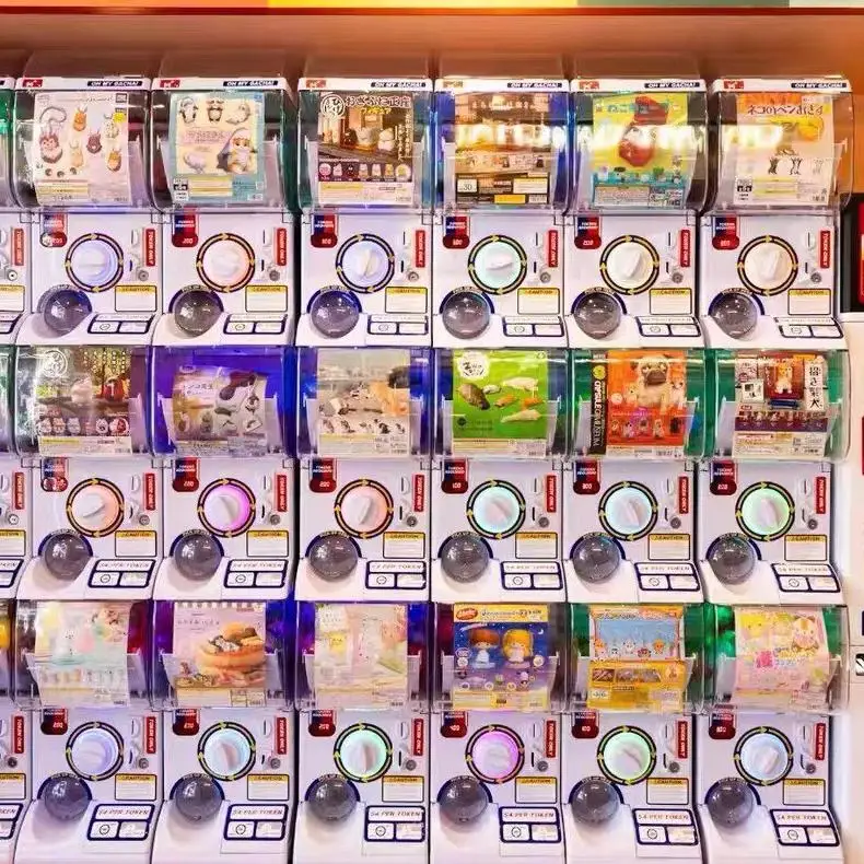 

Commercial Mini Gacha Machine Custom Logo Gachapon Capsule Toy Vending Machine for Amusement Park