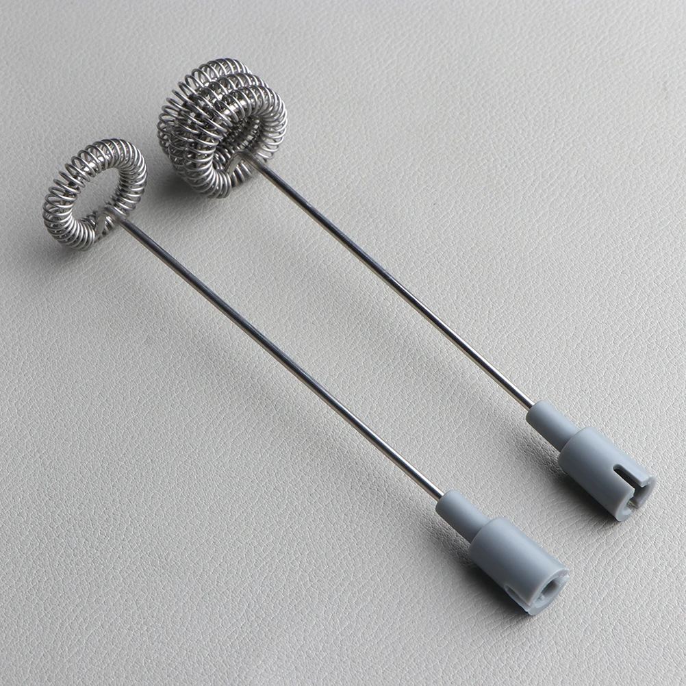 

1 Set Stainless Steel Electric Milk Frother Handheld Coffee Mixer Coffee Blender Ergonomic Lightweight Quiet Motor Food