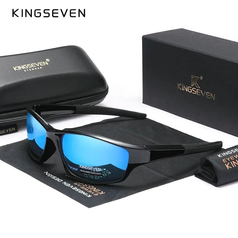 KINGSEVEN New Design Men\'s Sports Polarized Sunglasses High Quality Women UV Lens Sun Glasses for Men Fashion Eyewear