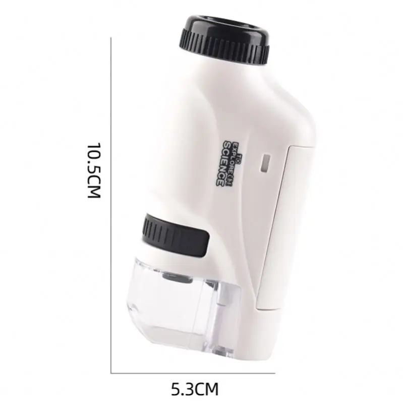 Portable Optical Microscope Kids Educational Science Experiment Toy for Students View Bacteria Intelligence Learning Tool
