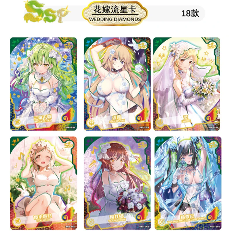 NEW Goddess Story Collection Cards Booster Box Girls Party Ultra Rare Hidden Swimsuit Series SEXR PSR Card Playing Game Toy Gift
