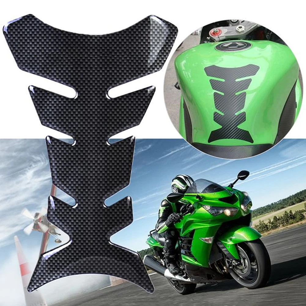 Motorbike Racing Fiber Fuel Gas Cap Cover Tank Protector Pad Sticker Decal For Honda CBR 600 F2/F3/F4/F4i RVF VFR CB400 CB1300