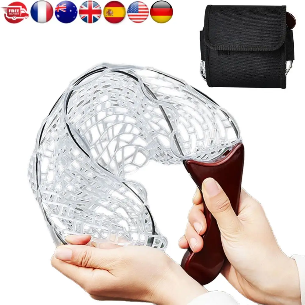 

Рыболовный подсачек с деревянной ручкой, складной, для вываживания рыбы, рыболовные принадлежности