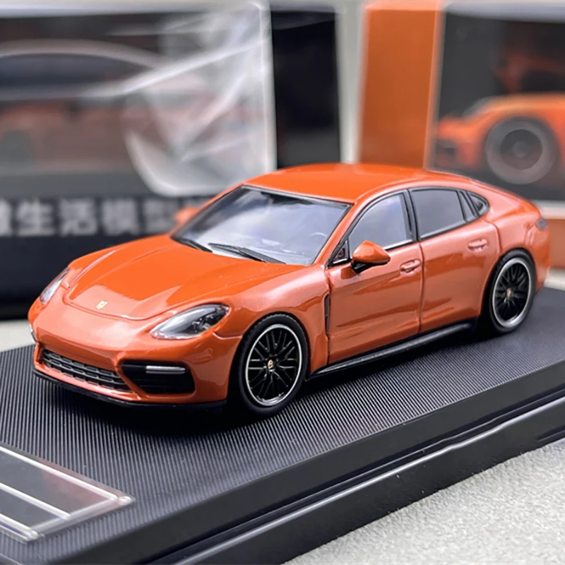 Furuya Diecast 1/64 Scale Porsche Panamera Turbo Car Model Alloy