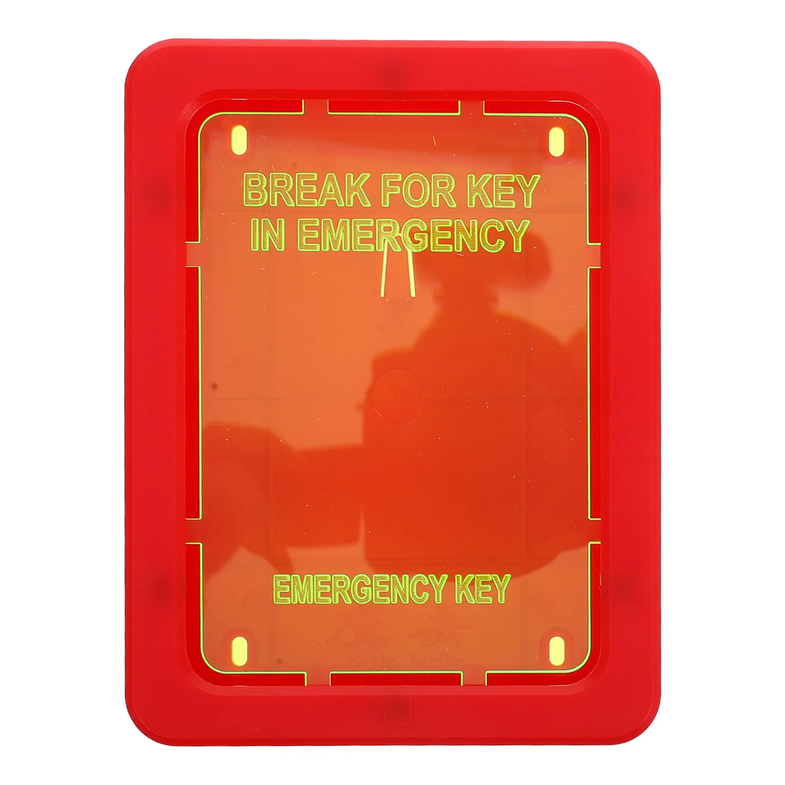 

Emergency Key Box for Doors Windows Elevator Release Lockbox Plastic Security Weatherproof Fire Container Wall