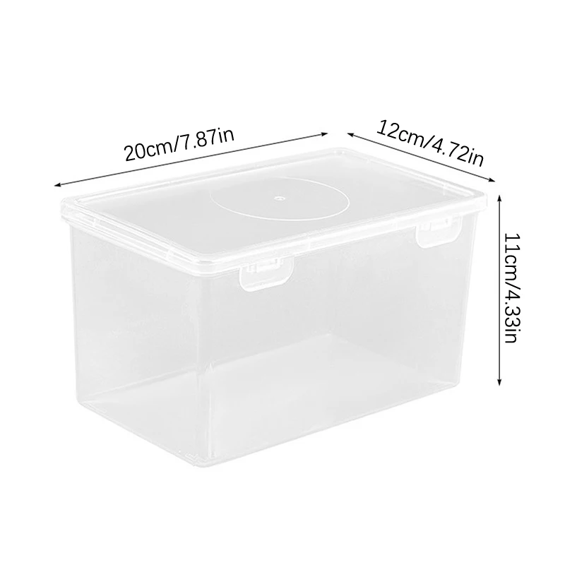 Mask Storage Box Wet Tissue Box Baby Wipes Dispenser Holder Household Dust-proof Tissue Box With Lid Kitchen Seal Container