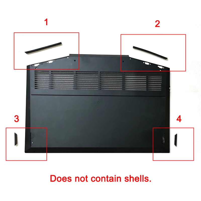 Laptop bottom shell foot pad for HP 15-DK 15T-DK TPN-C141 lower case cover rubber pad