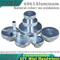 1Pcs Aluminum Alloy Mini Handwheel For Lathe/Miller knobs rocker Handle Handwheel DIY Accessories