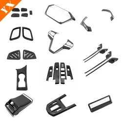 Carbon Look Trim For Isuzu D MAX D-MAX 2021-2023 Interior Accessories Garnish Car Decoration Protector Moulding Sticker Cover