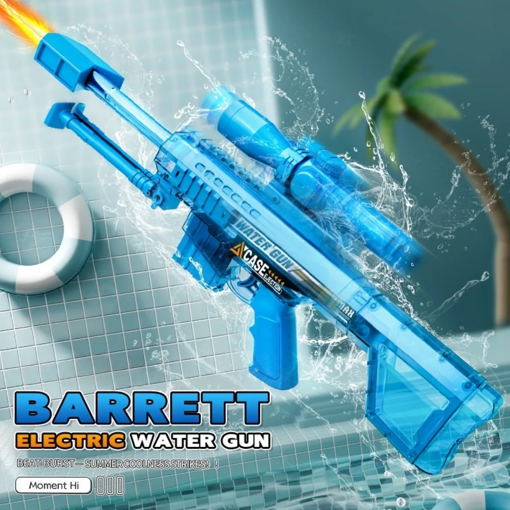 Electric Automatic Sniper Water Gun Toy Summer Outdoor Beach Firing Shooting Game Water Fight Games Toy for Children Gifts view 2