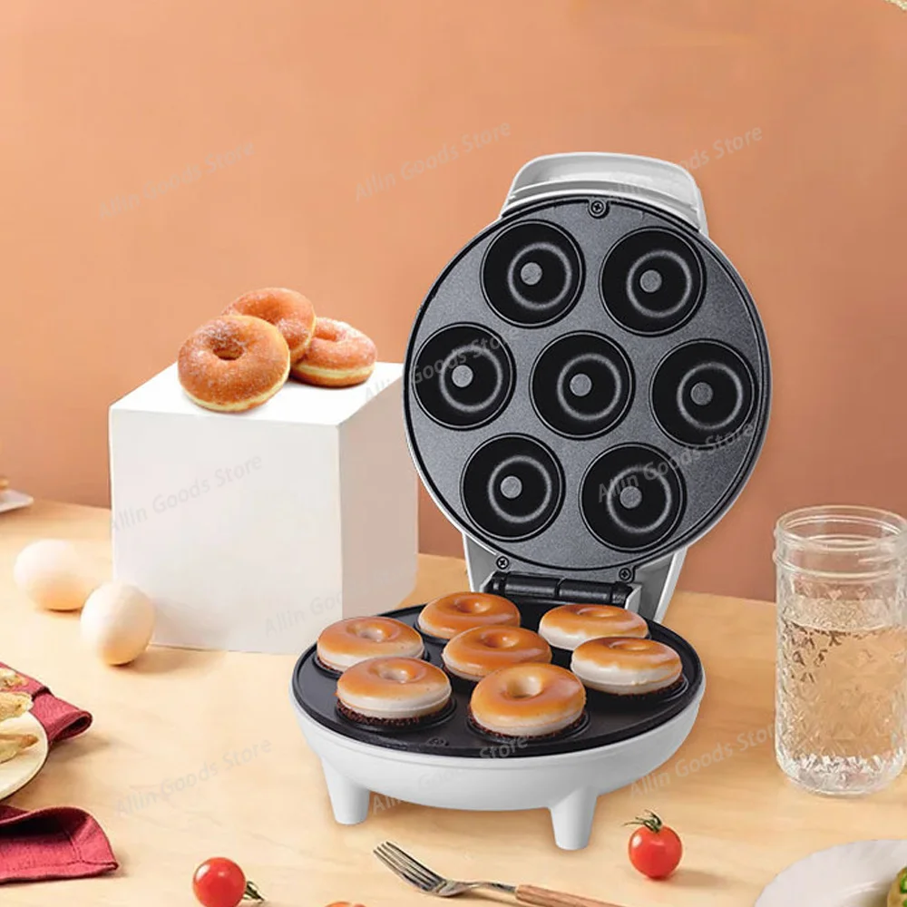 7-Hole Mini Donut Maker Household Dessert Making Machine For Kitchen EU and US Plug Optional 220V/110V