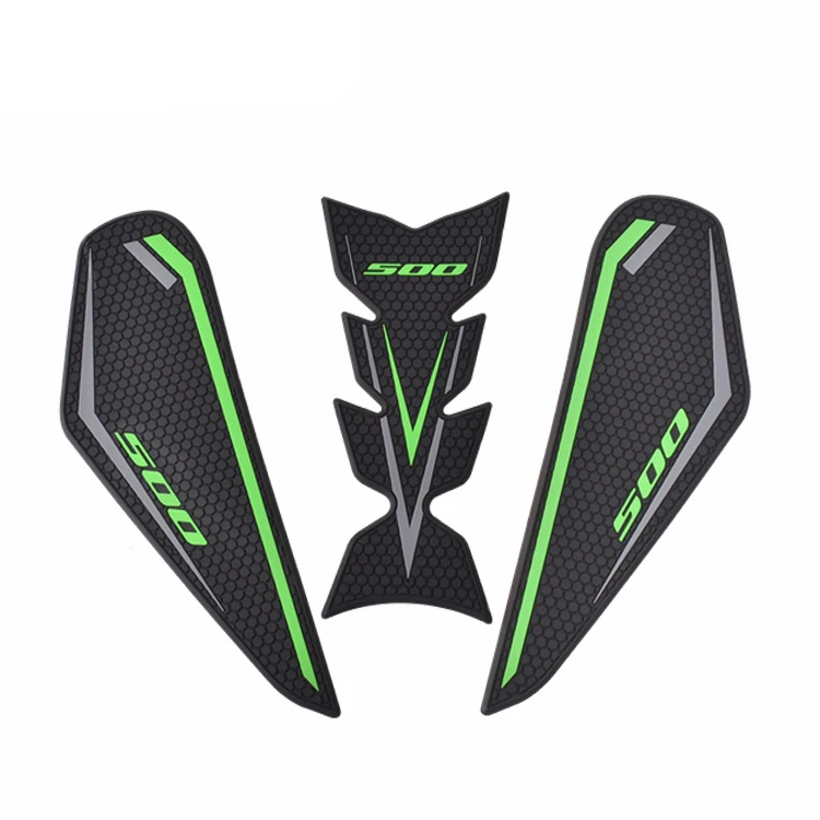 

For Kawasaki Ninja 500 Fuel Tank Sticker Anti-Slip Fishbone Design Personalized Protective Decal for Motorcycle