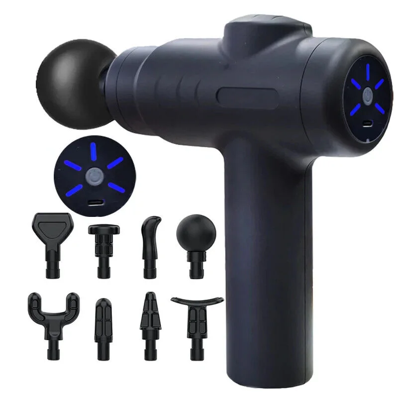 

Portable Fascia Gun Impact Muscle Massage Body Back Hammer Fitness Training