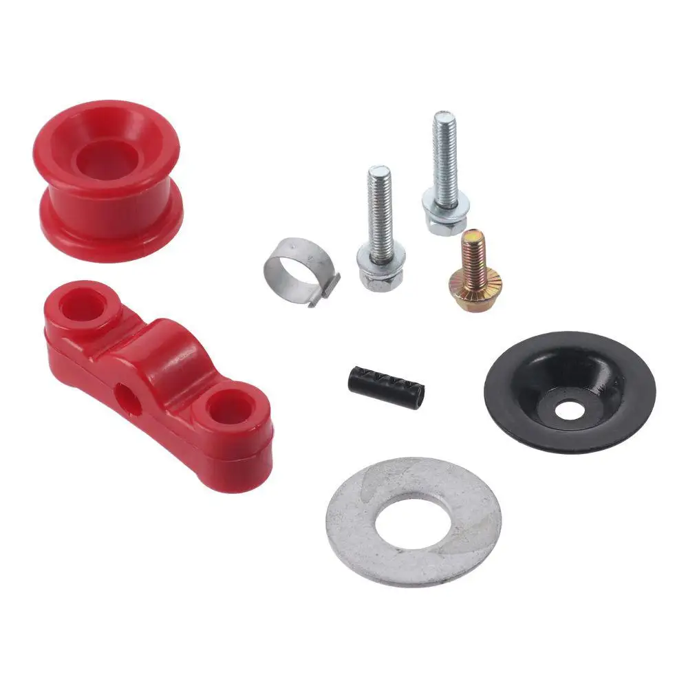 

Replacement Plastic Energy Suspension Bushing Metal Rubber Hardware Pin Clip Silver Red Transmission Shifter for Acura