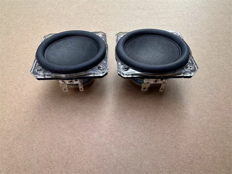 2PCS GHXAMP High Performance 2.25-inch 57mm Crystal Series Full Range Speaker High-end Fever Grade Wool Paper Basin 4ohm 20W