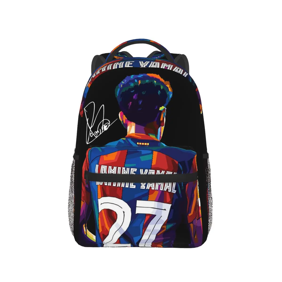 Lamine Yamal Num 19 Mochila Venda Quente Mochila Grande Capacidade Meninos Meninas BookBag Bolsa Escolar Bolsas de Ombro para Homens Mulheres