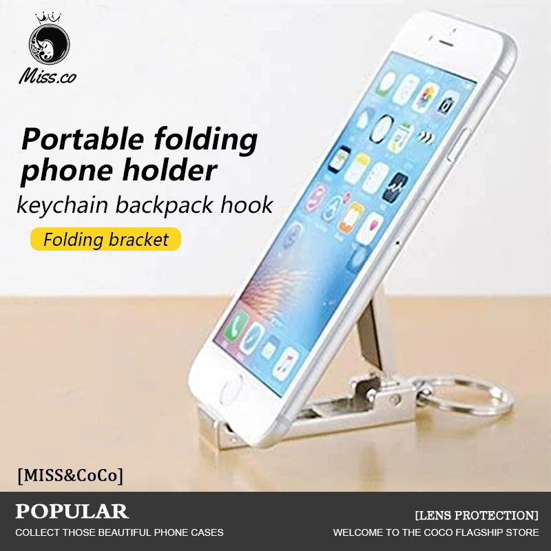 Gancio per portafoglio porta telefono portatile adatto per supporto per borsa pieghevole da tavolo, supporto per telefono maschio e femmina