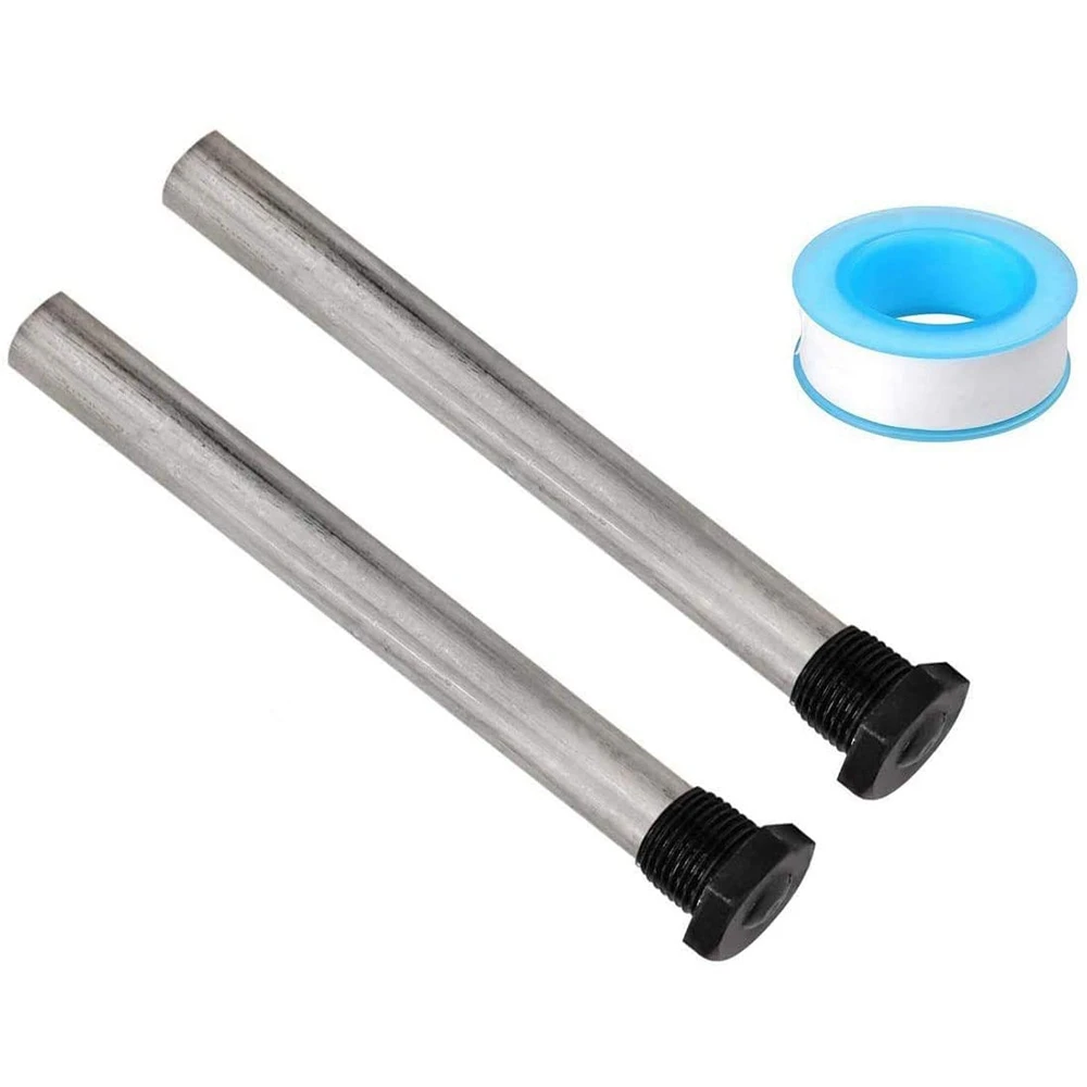 RV Water Heater Anode Rod For Atwood Heaters, 2 Pack 1/2Inch NPT RV Hot Water Tank Anode Rod For RV Heater