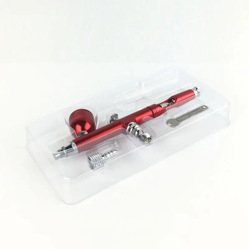 Airbrush de ação dupla profissional para projetos de arte e artesanato de uso geral bolo decorando a ferramenta de unhas da arte da composição m4yd
